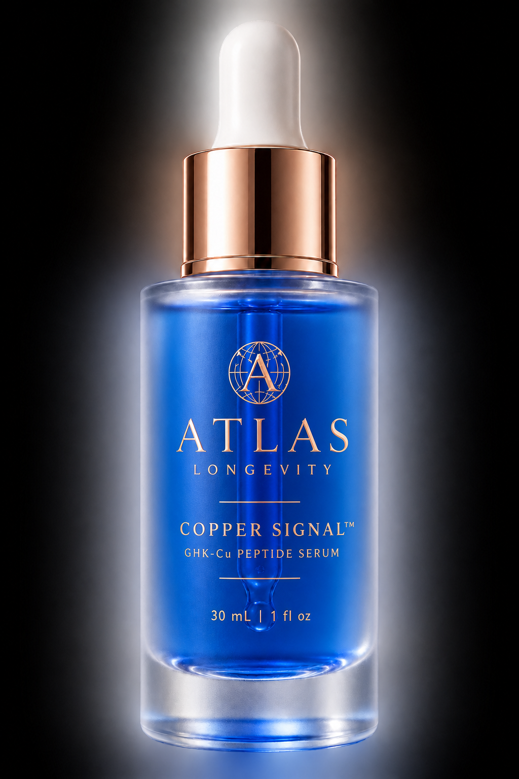 Copper Signal serum concept bottle